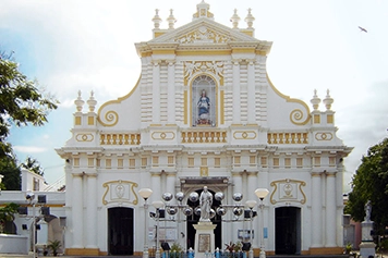 Visit the cathedral with stained-glass windows and colonial design showing French influence.