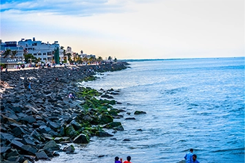 Book Outstation Cab To Visit Promenade Beach in Pondicherry Enjoy a peaceful seaside walk & calm breeze at Promenade Beach in Pondicherry with cab services.