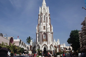 Book travel services to visit St Marys Basilica Bengaluru Travel easily with trusted taxis.