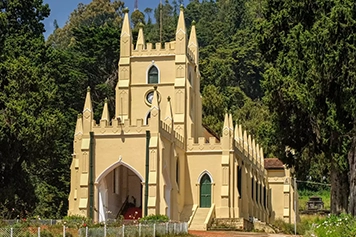 Book a cab for a relaxing trip to st. Stephen's church ooty and enjoy the scenic beauty.