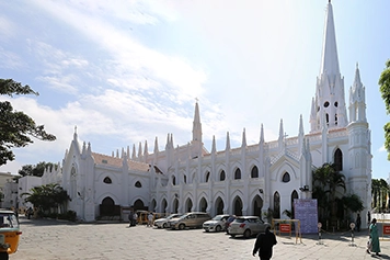 Book a local taxi for a smooth and comfortable trip to St. Thomas Church in Chennai.