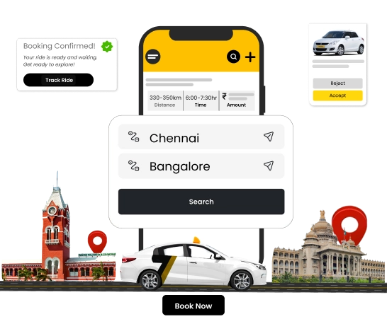 Best Online Taxi Car Rental Services in Bangalore, Karnataka Plan your chennai to bangalore trip with budget taxi services for a smooth and comfortable ride.