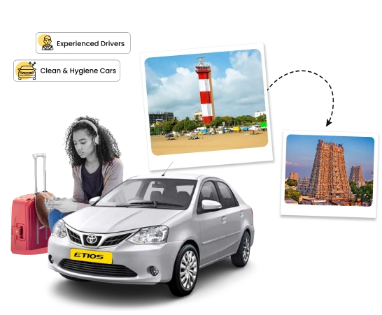 Taxi Service Chennai to Madurai Safe Comfortable Ride Experience safe & comfortable travel between Chennai & Madurai with reliable taxi services Book now.