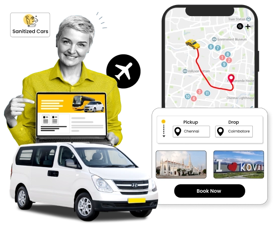 Book a Taxi From Chennai TO Coimbatore at the Best Rates Book a taxi from Chennai to Coimbatore at the best rates for a smooth and budget-friendly journey