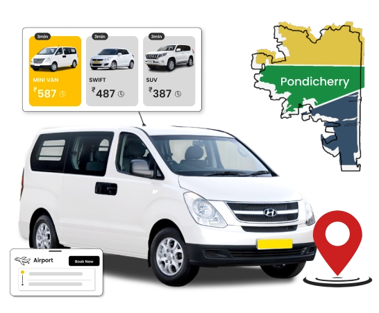 Book Pondicherry Taxis for Comfortable Local & Airport Rides Choose reliable taxi services in Pondicherry for airport transfers and local travel at great prices.