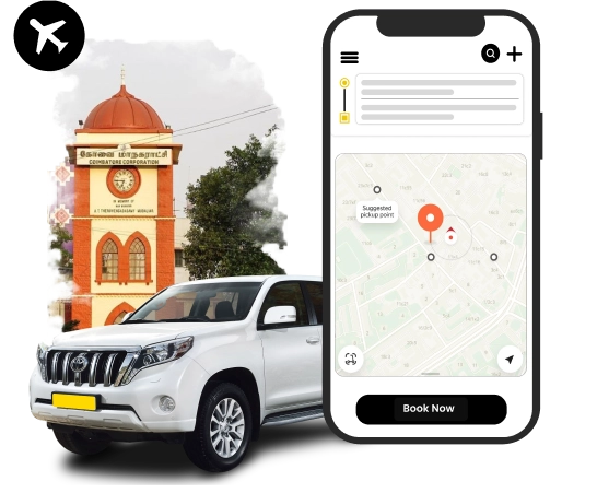 Book a Taxi for Convenient Outstation Travel in Coimbatore Book a taxi for a smooth and convenient outstation travel experience in Coimbatore with ease